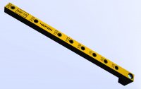 Черон: Мебельный кондуктор укороченный шаг 25/50 диаметр втулки 5 мм, МК-10