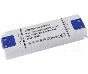 Блок питания AC-230/DC-12V, IP31, 30W: LSA-PS12V-IP31-30W