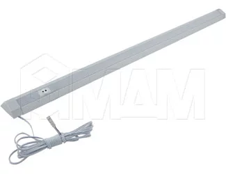 RAM Светодиодный светильник с ИК-выключателем (IR), серебро, 12V, 900мм, нейтральный белый 4500К, 7W: RM12-900IR-NW7