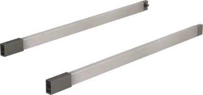 Hettich: 9150609: ArciTech, комплект продольного рейлинга, 500 мм, нержавеющая сталь