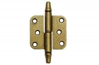 Петля декоративная карточная 72х8х8мм (правая), отделка бронза античная