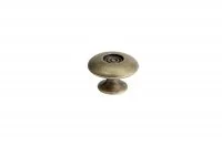 Ручка-кнопка, отделка бронза матовая