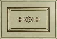 Фасад глухой с фрезеровкой, коллекция Прованс