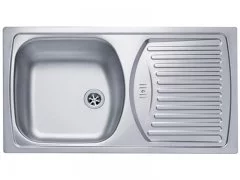 Мойка Alveus Basic 150 satin, 780x435x140мм, выпуск 1 1/2&quot;