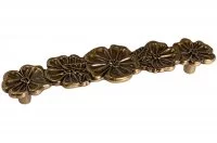 Ручка-скоба 128мм, отделка бронза "Орваль"