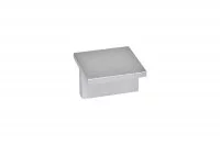 Ручка-кнопка 16мм, отделка алюминий