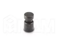 Ручка-кнопка D15мм железо черное: WPO.785.000.00T2