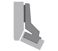 Hettich: 1061847: Петля Intermat петля для вкладных дверей