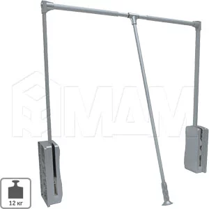 Пантограф 860-1150 мм, нагр. 12 кг, серый металлик: RTU-03-ALUM L