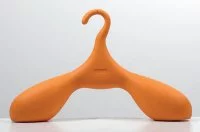 Плечики для одежды, отделка оранжевая