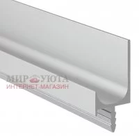 Профиль-ручка врезная для фасада 18мм, алюминий матовый, L-5500мм: LKW4AA