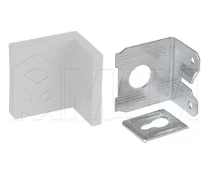 Мебельный навес универсальный, металл, белая пластиковая заглушка, 15 кг: 55031-016