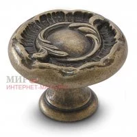 Ручка-кнопка D30мм бронза состаренная: WPO.2032.030.00D1