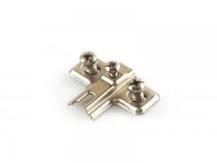 Планка монтажная для петель серии QS, H=0, евровинт, сталь