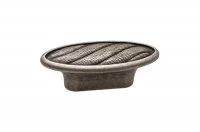 Ручка-скоба 32мм, отделка серебро старое