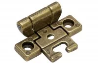 Петля декоративная врезная, отделка бронза античная