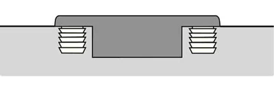 Hettich: 77682: Петля Intermat 9936 угол корпуса W20 угол 95°, чашка TH43 диаметр 35, вкладная навеска (B-9)