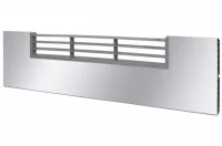 A15 Решётка вентиляционная для цоколя ПВХ H.150, L=600, зеркальный
