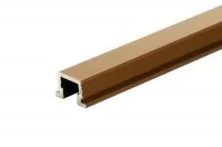 Направляющая верхняя врезная, L=3000мм, отделка бронза
