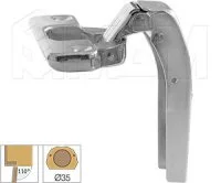 Петля Slide-on прямая (180/110) для фальшпанели: 51MS8505 90A