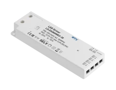 GTV: Блок питания SLIM EASY CLICK 12V,60W, input 220-240VAC, IP20, разм.190x62x21мм, с mini amp и проводо: LD-ZAS60WEC-30