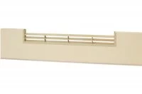 0443 Решётка вентиляционная для цоколя ПВХ H.150, L=600, магнолия NEW