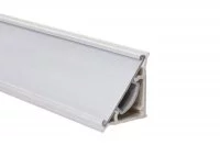 Бортик треугольный L=4000, под кромку H.34, ПВХ отделка 07 серый Бортик треугольный L=4000, под кромку H.34, ПВХ отделка 07 серый