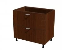 Корпус напольного кухонного шкафа, 2 ящика 1000*560*720