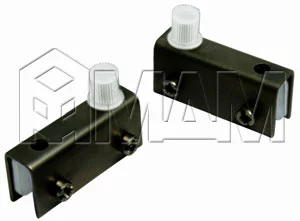 Компл. петель для стекл. двери, черный: ZS9030 (Б/РУЧ)