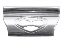 Ручка-скоба 32мм, отделка серебро