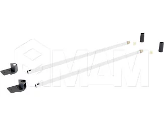 NOVA PRO Комплект круглых рейлингов, белый, 500 мм: F102045966