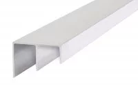 Направляющая нижняя Domino-S, L=3000, отделка алюминий Направляющая нижняя Domino-S, L=3000, отделка алюминий