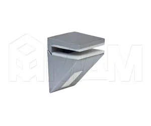 KALABRONE MINI Менсолодержатель для стеклянных полок 5 - 10 мм, хром матовый: 1 62200 80 JM-1