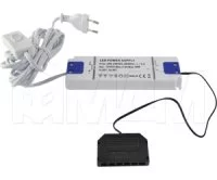 Блок питания с терминалом розеток 6 шт., тип "LED" и сетевым проводом, AC-230/DC-12V, IP31, 30W: LSA-PS12V-IP31D-30W Блок питания с терминалом розеток 6 шт., тип "LED" и сетевым проводом, AC-230/DC-12V, IP31, 30W: LSA-PS12V-IP31D-30W