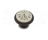 Ручка-кнопка D35мм бронза патинированная/керамика Watch: WPO.77.01.Q1.000.B1