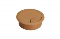 Заглушка кабель-канал, d.60, отделка светло-коричневый