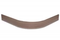 21 Закругление универсальное для цоколя ПВХ Н.100, шимо темный