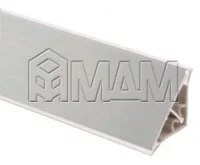 Плинтус алюминиевый треугольный L=4м, матовый: 65.400AL