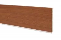 1856 Цоколь ПВХ H.120, L=4000, вишня стандартная NEW