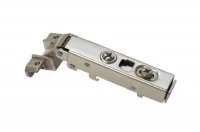 Петля 110 накладная с доводчиком, для алюминиевой рамки, Clip-on, отделка никель