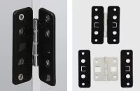 Hettich: 9001818 - Монтажная планка для защелкиваемой средней петли, пластмасса, черная