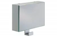 Вешалка, отделка серебро матовое (зеркало + 1 крючок)