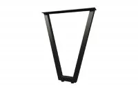 Опора для стола V-образная Лиссабон l.560, h.720, отделка черный бархат (матовый)