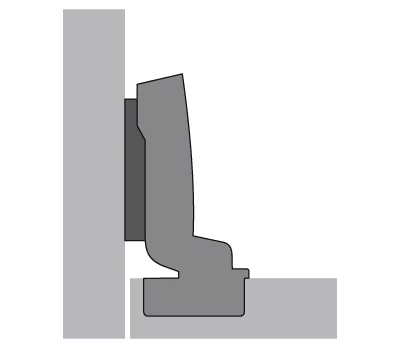 Hettich: 9073664: Петля Sensys 8675, -4 мм, TH 52 O35, Под прикручивание