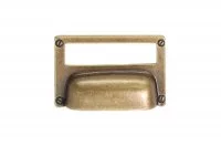 Ручка-скоба 32мм, отделка бронза &quot;Флоренция&quot;