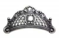 Ручка-скоба 64мм, отделка серебро старое