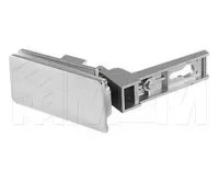 Петля CF для стекл. двери вкладная, под сверление, хром: CF01024 CL