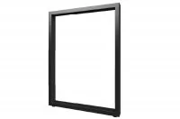 Опора для стола Мадрид l.595, h.720, отделка черный бархат (матовый)