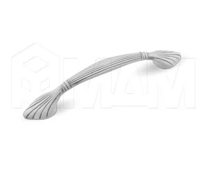 Ручка-скоба 96мм белый/серебро винтаж: WMN.503.096.00V4