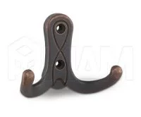 SERPENTE Крючок двухрожковый медь состаренная: WR4225